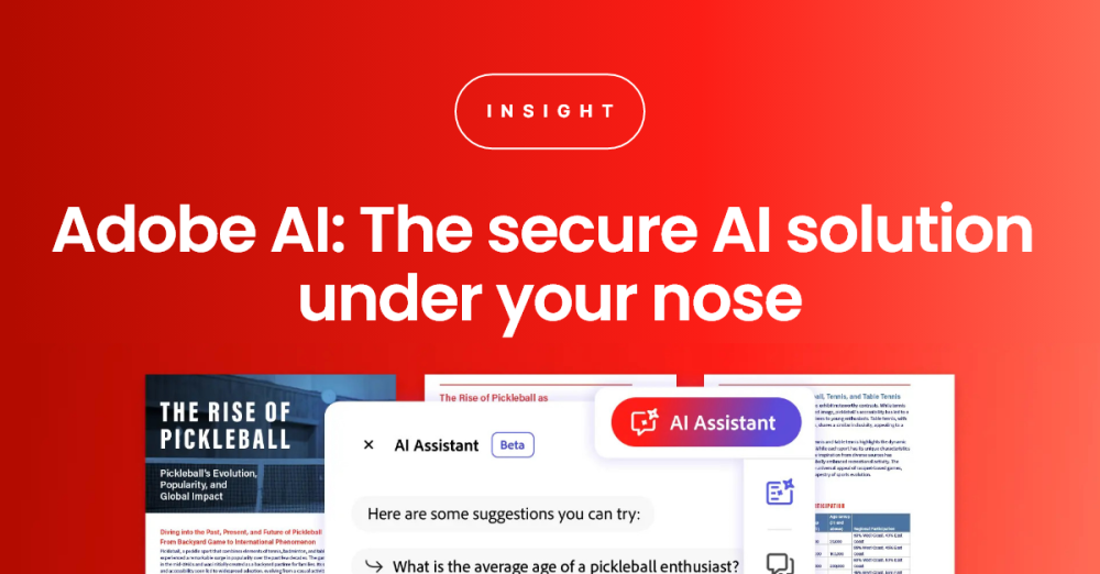 Adobe AI: The secure AI solution under your nose